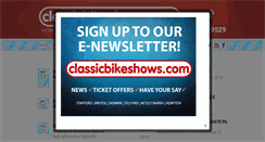 Desktop Screenshot of classicbikeshows.com